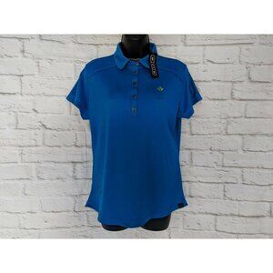 OGIO Golf Athletic Shirt Womans M Blue Polo Top Short Sleeve NWT